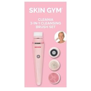 Skin‎ Gym Ultrasonic Cleania Spin Brush Set- Exfoliate & Clean - NEW